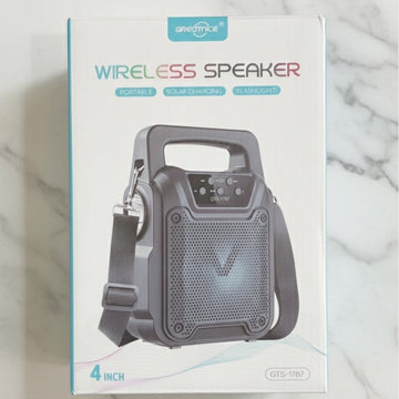 Wireless Speaker GTS 1767 (with double solar)