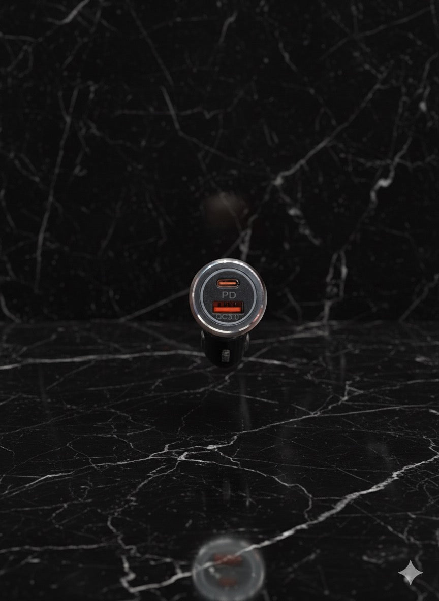 45W PD Fast Car Charger – Super Fast USB-C Vehicle Adapter for Samsung, iPhone, Xiaomi & More