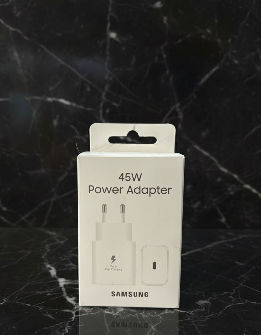Samsung 45W Super Fast Charging Power Adapter (USB-C) – Compact, Efficient Design