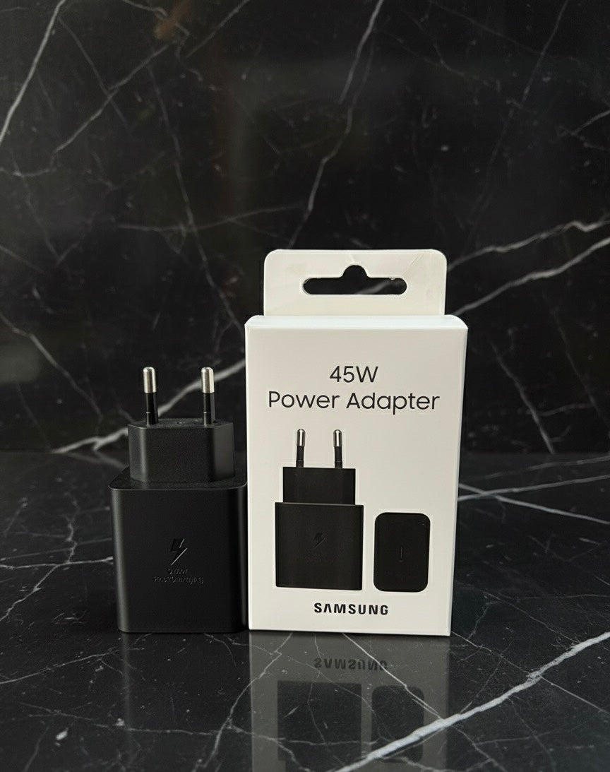 Samsung 45W Super Fast Charging Power Adapter (USB-C) – Compact, Efficient Design