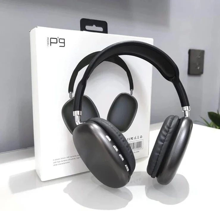 P9 Wireless Bluetooth Headphones – HiFi Stereo Sound, Foldable Over-Ear Headset