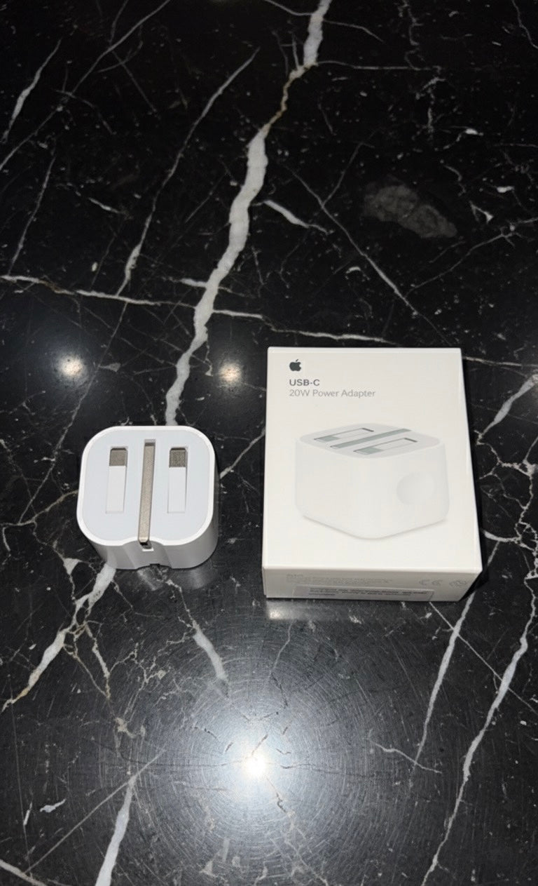 Apple 20W USB-C Power Adapter – Fast Charging, Compact & Reliable Efficient Design
