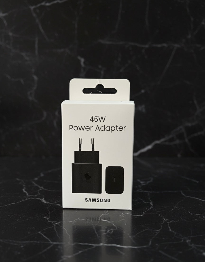 Samsung 45W Super Fast Charging Power Adapter (USB-C) – Compact, Efficient Design