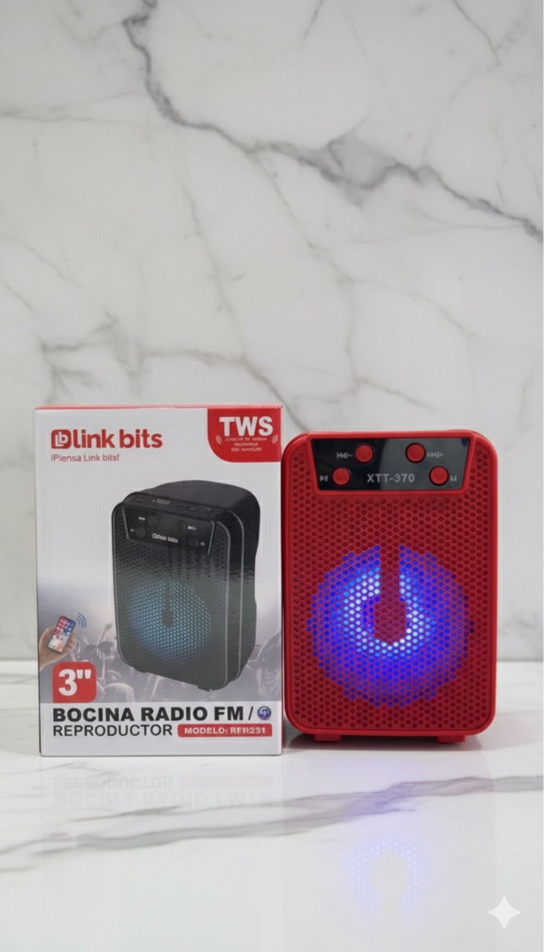 GTS 2309 Wireless Speaker – Powerful Bass, LED Lights, Portable Bluetooth Sound System