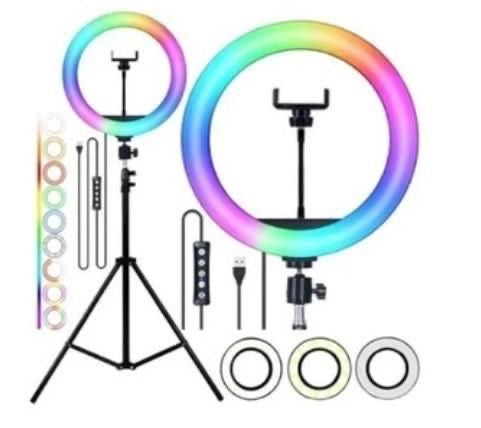 MJ 33 RGB Ring Light Lamp Ring Round For Smart Phone