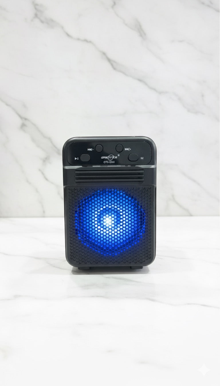 GTS 2309 Wireless Bluetooth Speaker – Deep Bass, LED Lighting, Portable Sound System