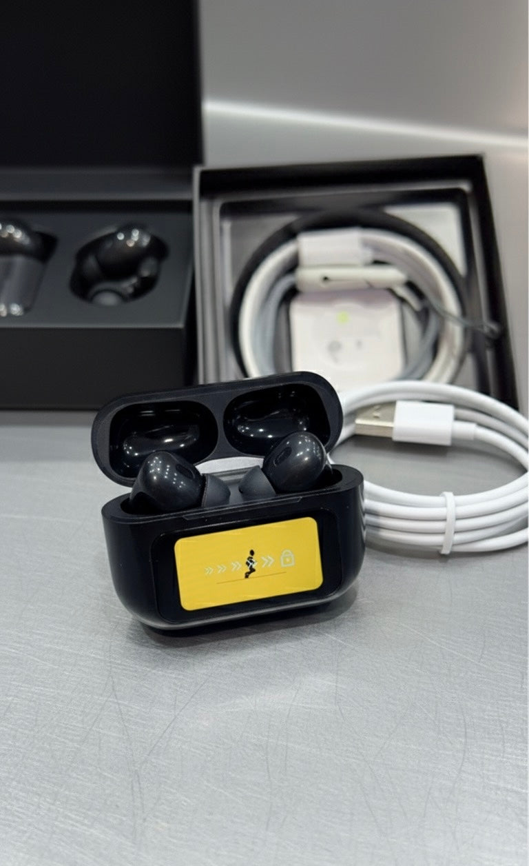 A9 Pro Wireless Bluetooth Earbuds with Power Display – Hi-Fi Sound, Touch Control, Long Playtime