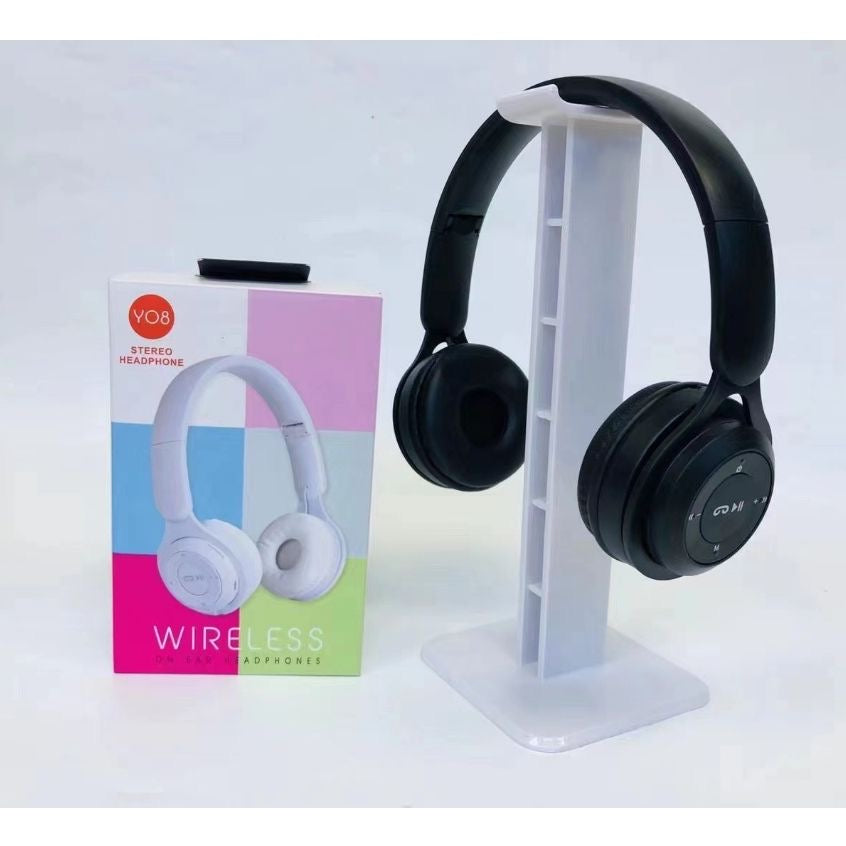 HEADPHONE BLUETOOTH HEADSET
WIRELESS Foldable Design MACRON Y08