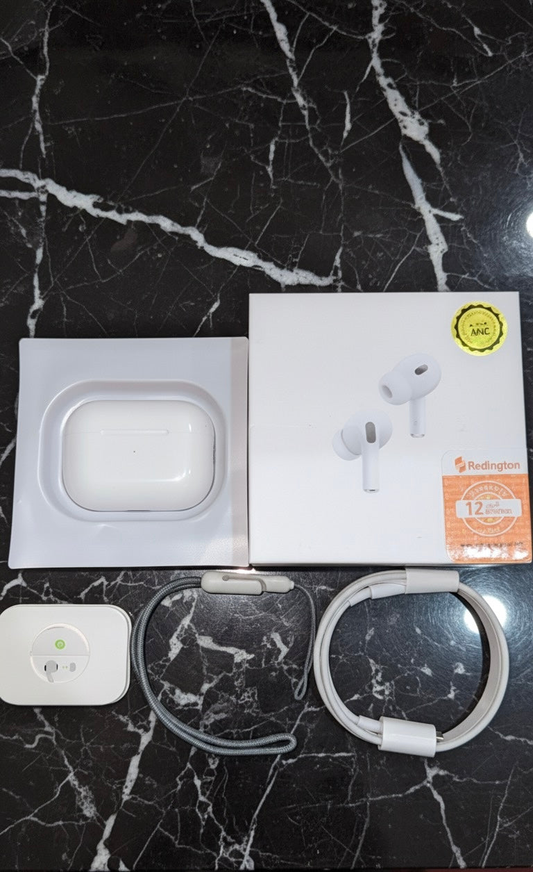 AirPods Pro 2 (2nd Gen) Active Noise Cancellation, Enhanced Sound, MagSafe Charging Case Long Battery Life