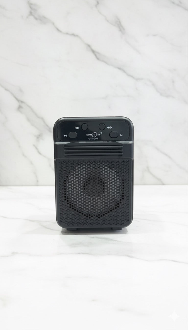 GTS 2309 Wireless Bluetooth Speaker – Deep Bass, LED Lighting, Portable Sound System