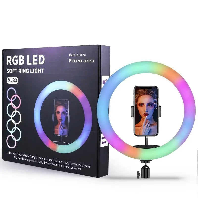 MJ 26 RGB Ring Light Lamp Ring Round For Smart Phone