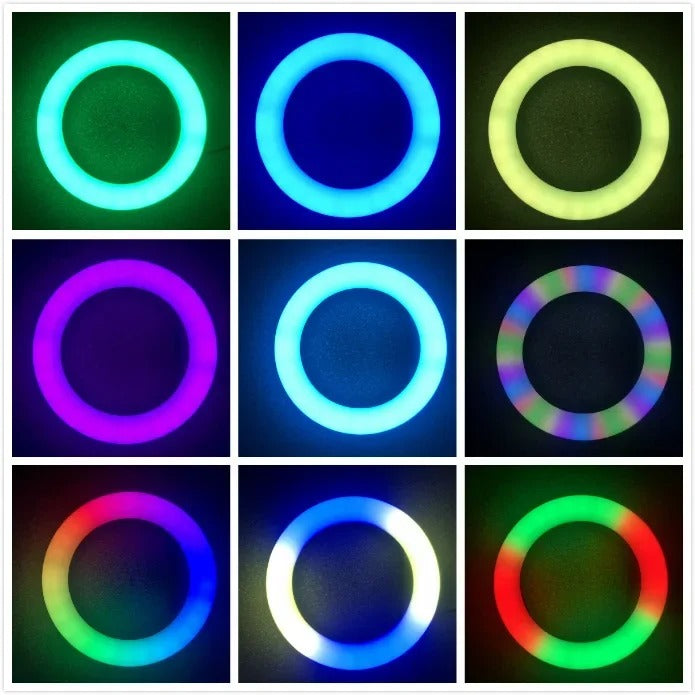 MJ 26 RGB Ring Light Lamp Ring Round For Smart Phone